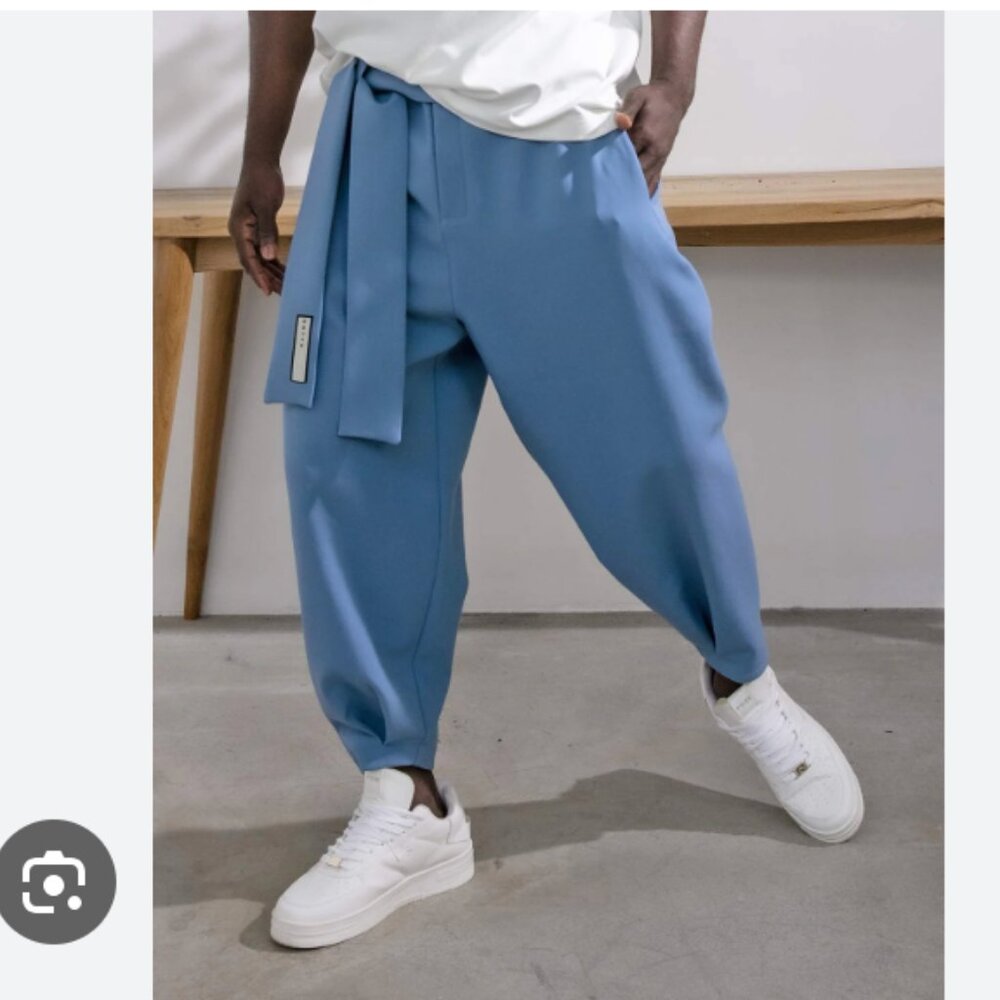 ORTTU Hugo pants Slate Blue XL baggy